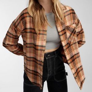 Billabong plaid flannel